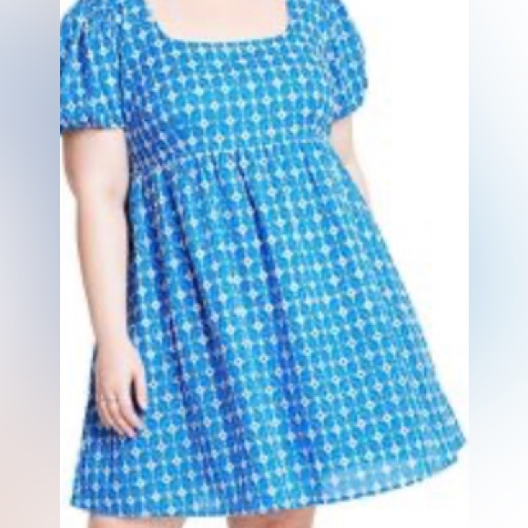 💰NWT RHODE Eyelet Mini Dress size 18 - Picture 2 of 8